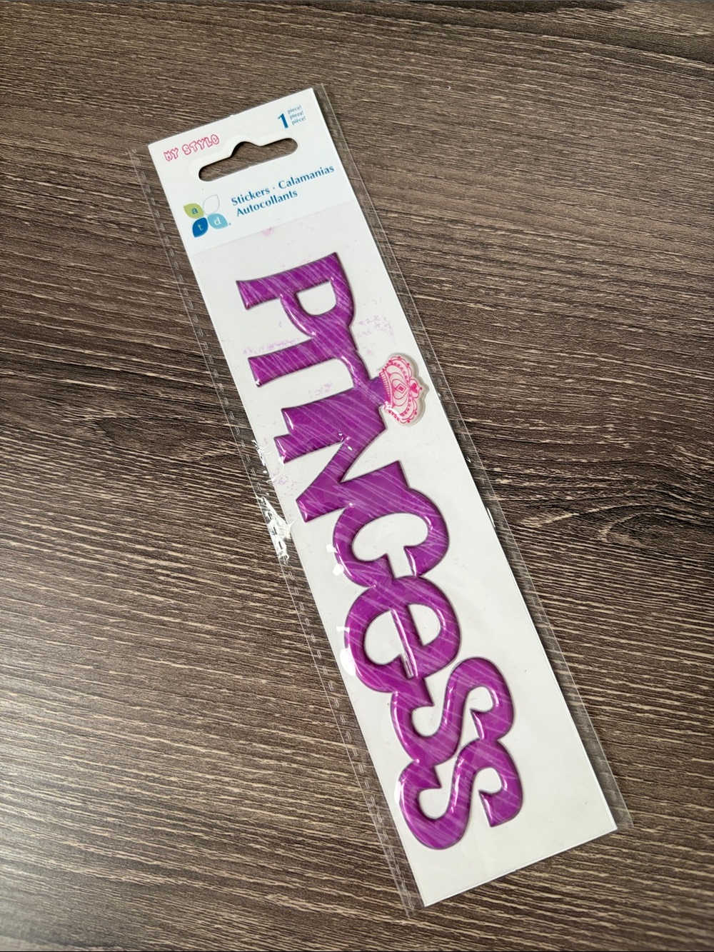 ❤️$4 My Style Princess Puffy Title Sticker